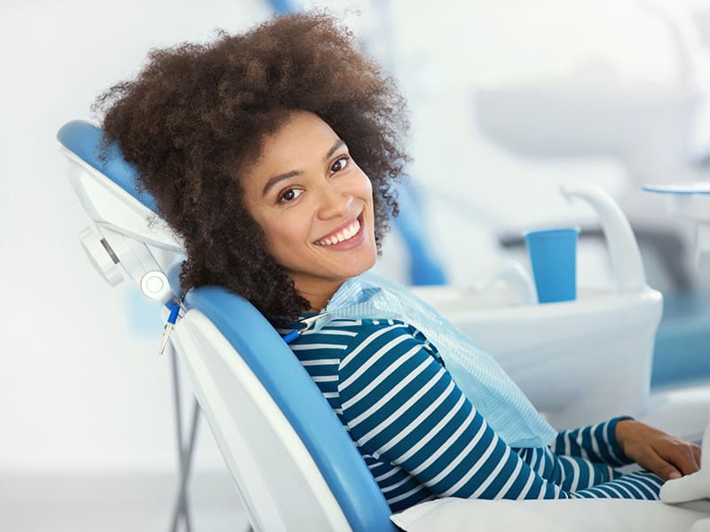 Women Smiling in Dental Care