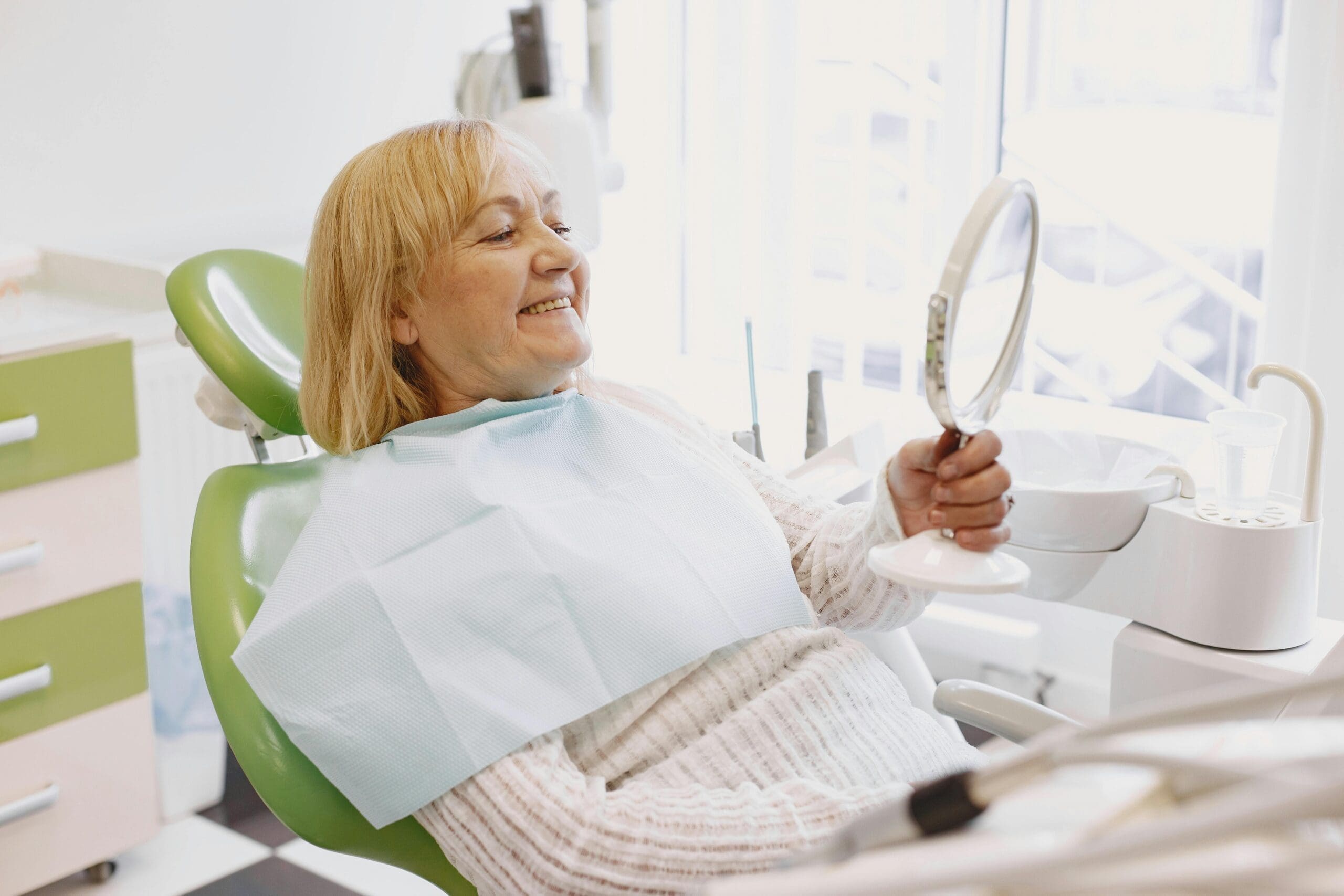 Patient in Dentist office