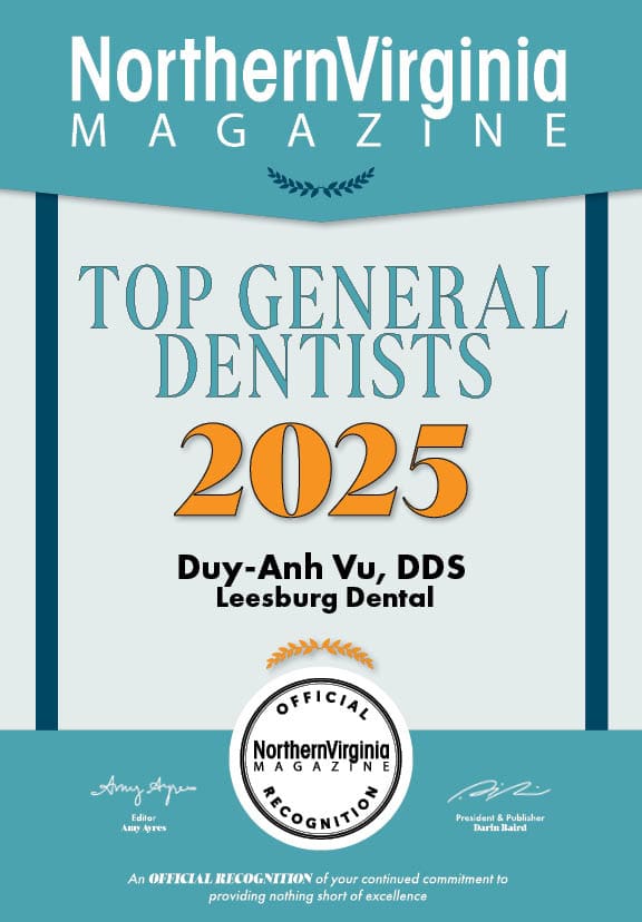 Northern Virginia Magazine Top General Dentist of 2025 award