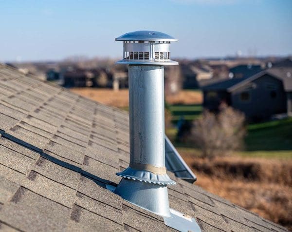 Metal Pipe roof vent